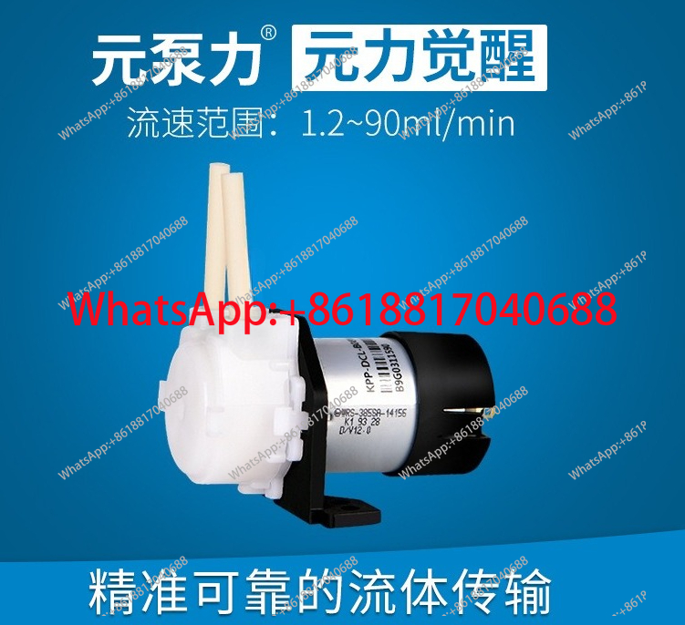 Mini Peristaltic Pump 12V - KPP-DC/DA-B08W 12v 24v DC-motor kleine elektrische