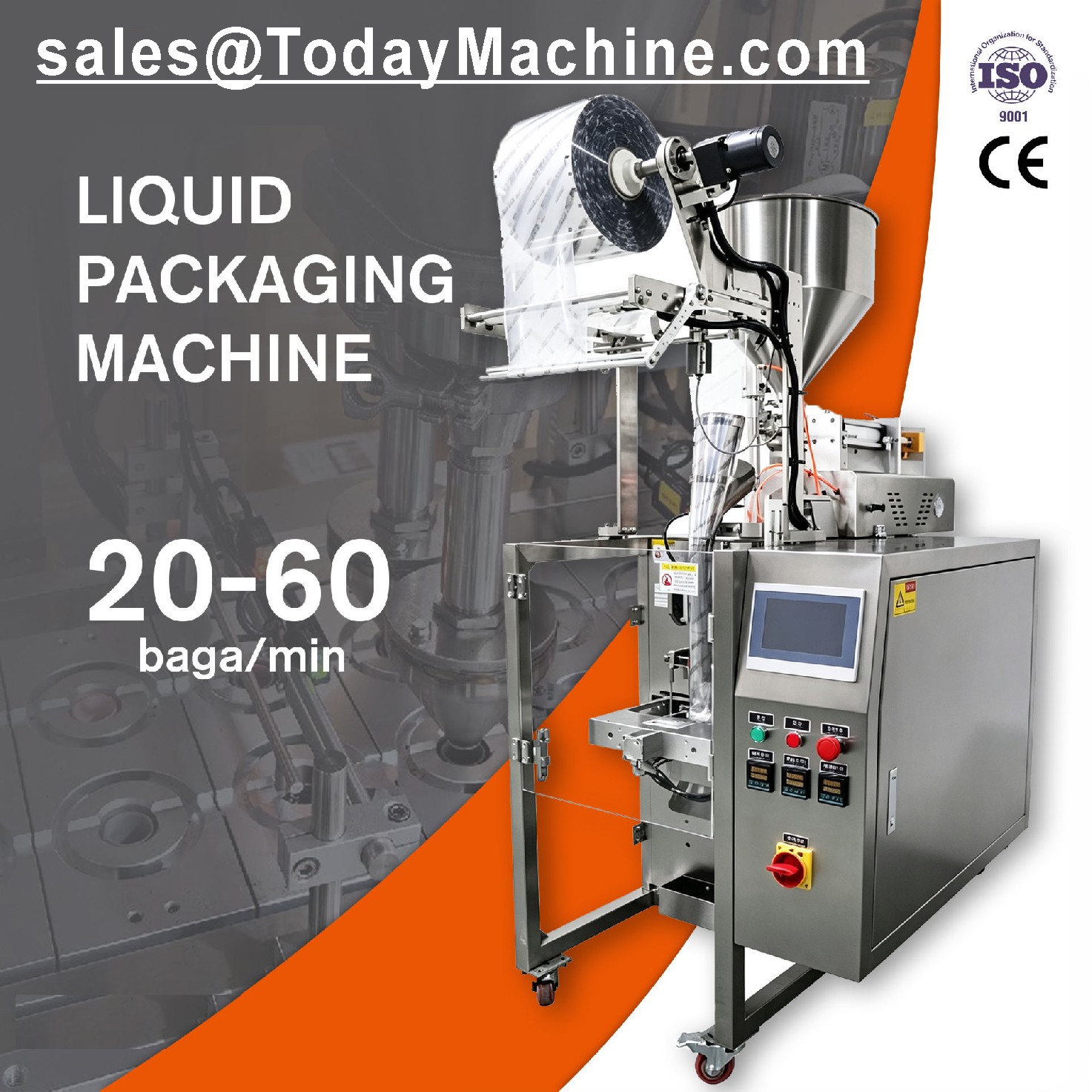 Packaging - Vloeistofverpakkingsmachine, zakjesvul- en verpakkingsmachine voor water