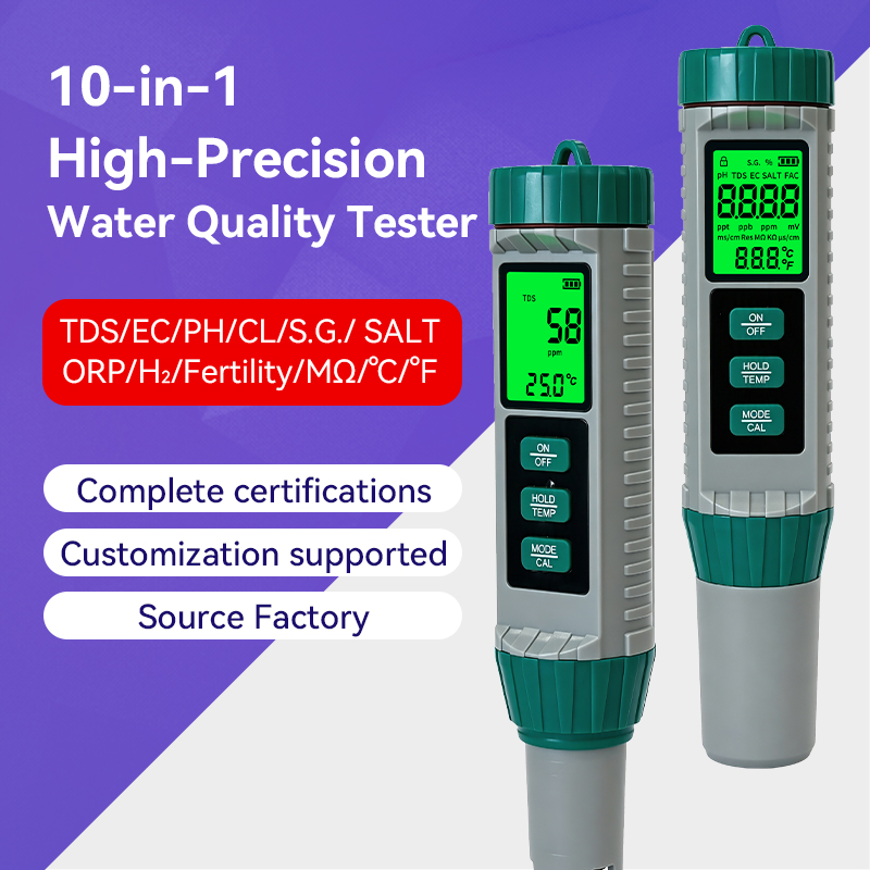 Nieuwe 10-in-1 PH-meter PH TDS - Ph Meter Digital Water Tester recensie en prijs