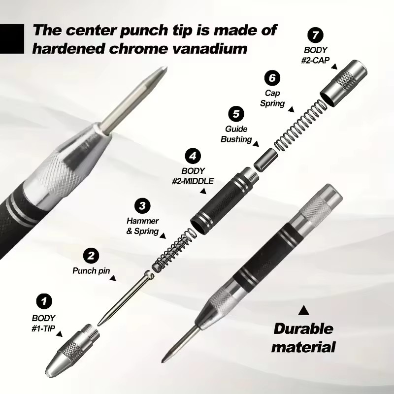 Automatische centerpons, gatma - Industrial Tools recensie en prijs