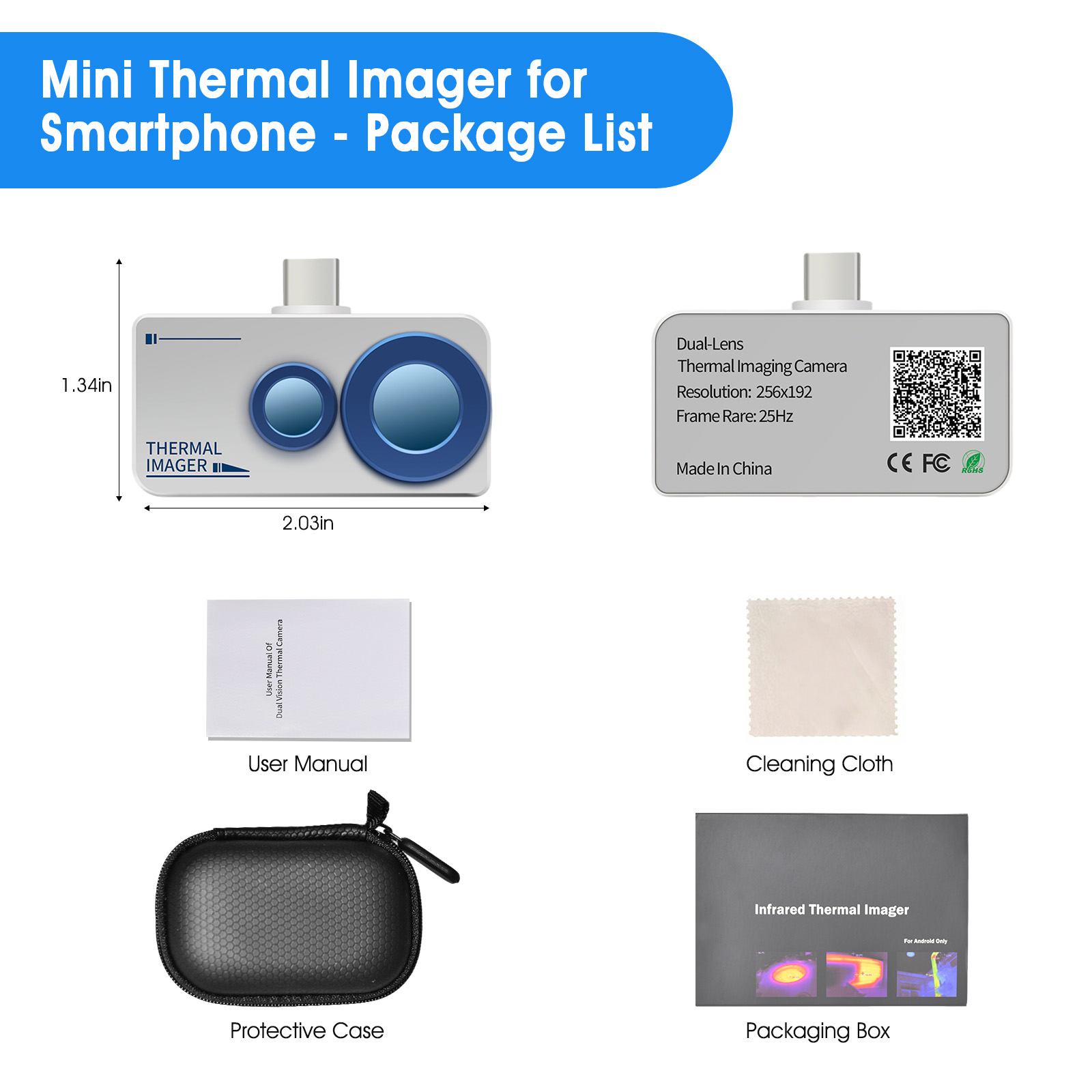 Thermische camera voor Android - Thermal Imaging Camera Pcb Repair recensie en prijs