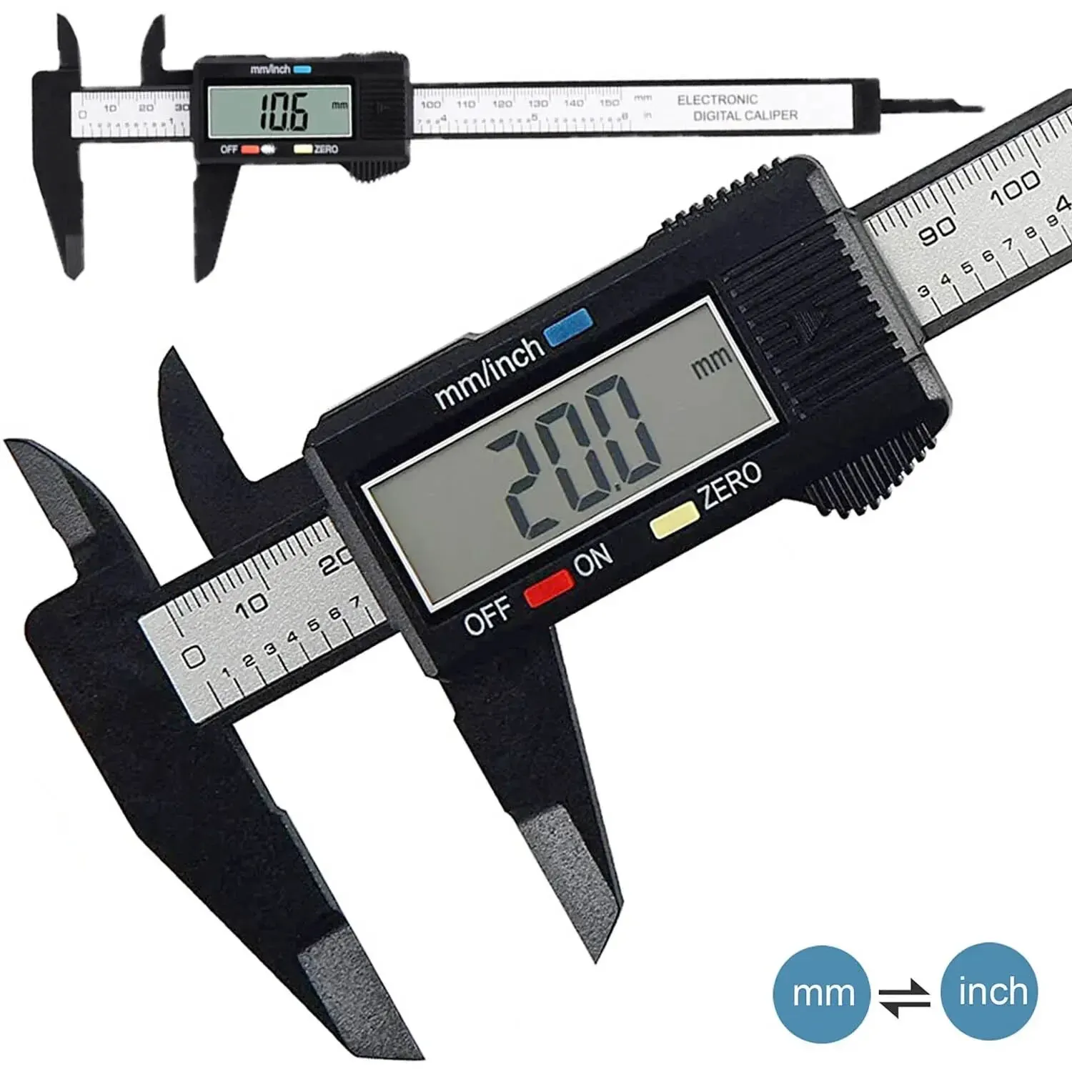 Digitale schuifmaat van koolst - Digital Caliper 150Mm Stainless Steel recensie en prijs