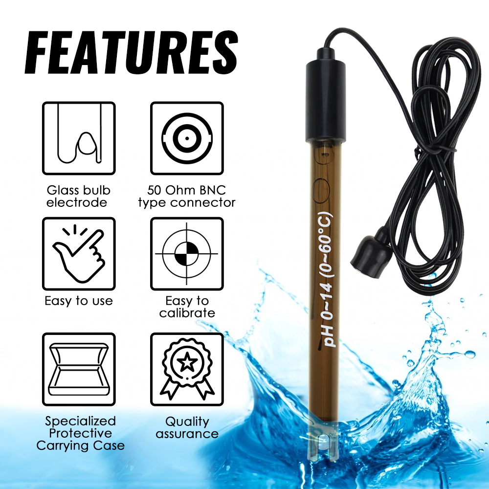 Ph Meter Ph Sonde Zwembad BNC  - Ph Meter Digital Water Tester recensie en prijs